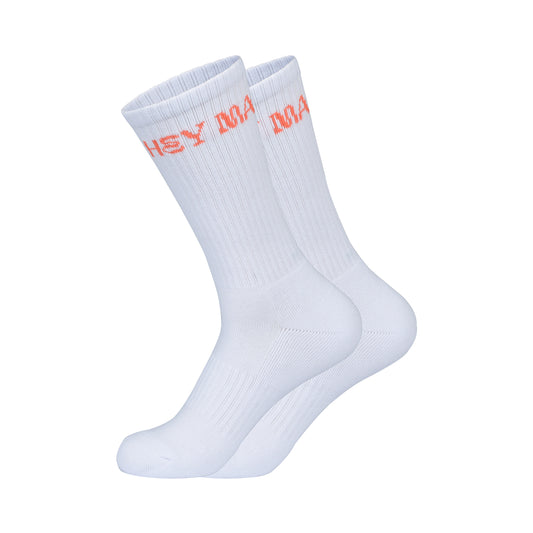 Hey Ma Unisex Crew Socks
