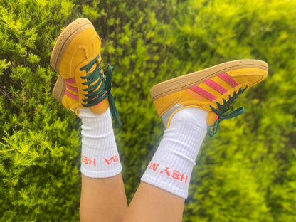 Hey Ma Unisex Crew Socks
